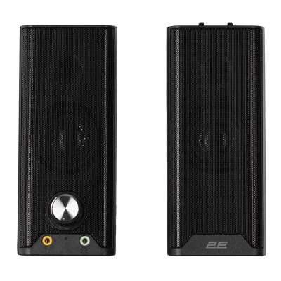 Акустична система 2E PCS203, 2.0, USB, Metal Black