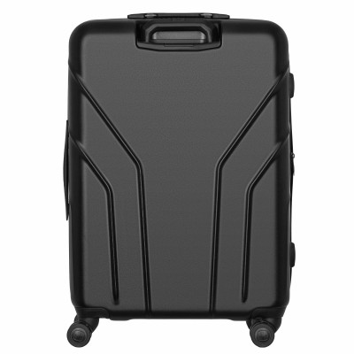 Валіза Wenger Amplix Hardside Medium, середня, полікарбонат, TSA, 4 колеса, розширення, чорний