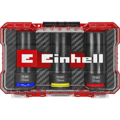 Набір ударних торцевих головок Einhell 80мм 1/2