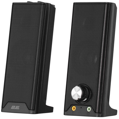 Акустична система 2E PCS203, 2.0, USB, Metal Black