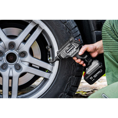 Компресор автомобільний акумуляторний GRAPHITE Energy+ 18В 7бар 0.73кг без АКБ та ЗП