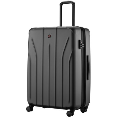 Валіза Wenger, Oryson, велика, пластик, 4 колеса, сіра