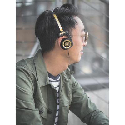 Навушники On-Ear Koss Porta Pro Classic, 3.5 mini-jack, 1.2м, Чорний Золото