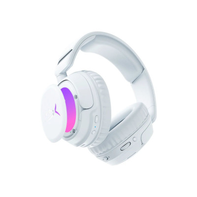 Гарнітура ігрова HyperX Cloud Flight 2, WL/USB-A/USB-C, білий
