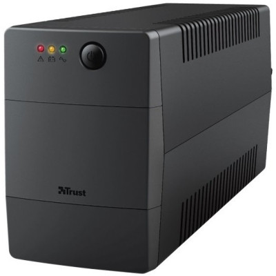 Джерело безперебійного живлення Trust Paxxon 800VA UPS with 2 standard wall power outlets чорний