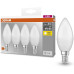 Набір ламп 4шт OSRAM LED E14 4.9Вт 2700K 470Лм B40