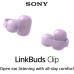 Навушники TWS Sony LinkBuds Clip BT 5.3, IPX4, SBC, AAC, Mic, Фіолетовий