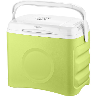 Холодильник дорожній ARDESTO, 2в1, 25л, 220/12В, підігрів 55°C, охолодження 18-20°C, USB-порт, 4.8кг, салатовий