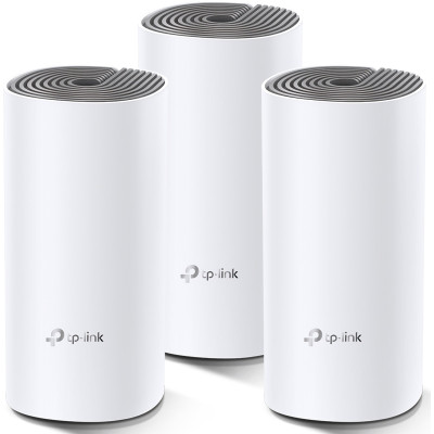 Система WiFi-Mesh TP-LINK Deco E4 AC1200, 2xFE LAN/WAN, 3мод