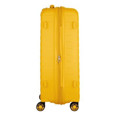 Валіза 2E, Aero, поліпропілен, середня, 63/78 л, TSA, 4 колеса, EXP, бурштиново-жовтий