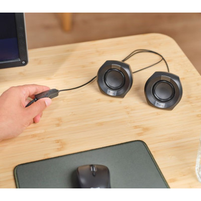Акустична система Trust Polo Compact 2.0, USB/AUX, чорний