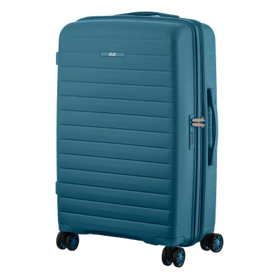 Набір валіз 2E, Aero, поліпропілен, (L+M+S), TSA, 4 колеса, EXP, синій