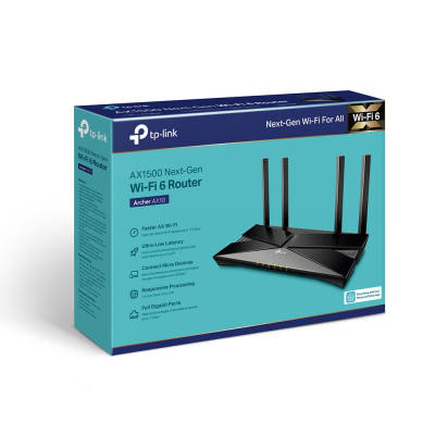 Маршрутизатор TP-LINK ARCHER AX1500 AX1500, 4xGE LAN, 1xGE WAN, MESH Маршрутизатор TP-LINK ARCHER AX1500 AX1500, 4xGE LAN, 1xGE WAN, MESH