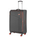 Валіза 2E, Trek, поліестер, велика, 97/117л, TSA, 4 колеса, EXP, сірий