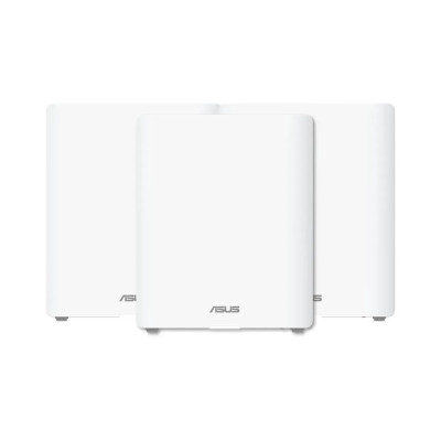 Система WiFi-Mesh ASUS ZenWiFi BQ16 BE25000, 2xGE LAN, 1xGE WAN/LAN, 1x10GE LAN, 1x10GE WAN/LAN 1xUSB 3.0, 3мод, білий