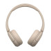 Навушники On-ear Sony WH-CH520 BT 5.2, SBC, AAC, Wireless, Mic, Бежевий