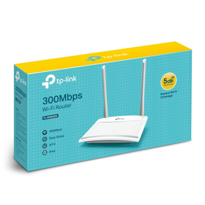 Маршрутизатор TP-LINK TL-WR820N N300, 2xFE LAN, 1xFE WAN