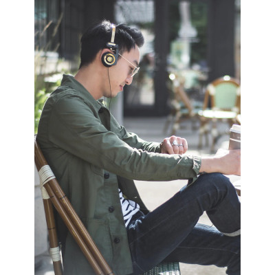 Навушники On-Ear Koss Porta Pro Classic, 3.5 mini-jack, 1.2м, Чорний Золото