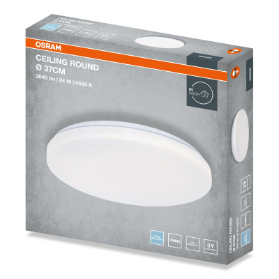 Світильник накладний OSRAM CEILING ROUND 24Вт 6500K1920Лм