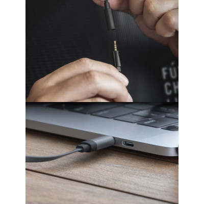 Навушники On-Ear Koss KPH40 Utility, 3.5 mini-jack, 1.2м, Сірий