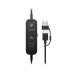 Гарнітура комп'ютерна стерео On-ear HP Poly Mission 825, USB-A, USB-C, 4 x Uni-mic, ANC, Beamforming, AI noise cancelling, Teams, Zoom, Google Meet, чорний Гарнітура комп'ютерна стерео On-ear HP Poly Mission 825, USB-A, USB-C, 4 x Uni-mic, ANC, Beamforming, AI noise cancelling, Teams, Zoom, Google Meet, чорний