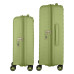 Набір валіз 2E, Aero, поліпропілен, (M+S), TSA, 4 колеса, EXP, оливково-зелений