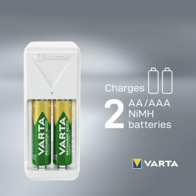 Зарядний пристрій Varta Mini Charger 2хNI MH AA2100 мА•год Зарядний пристрій Varta Mini Charger 2хNI MH AA2100 мА•год