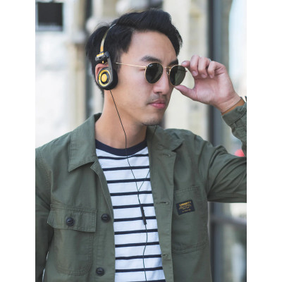 Навушники On-Ear Koss Porta Pro Classic, 3.5 mini-jack, 1.2м, Чорний Золото