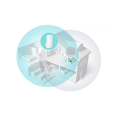 Розширювач покриття WiFi TP-LINK RE220 AC750, 1xFE LAN, MESH