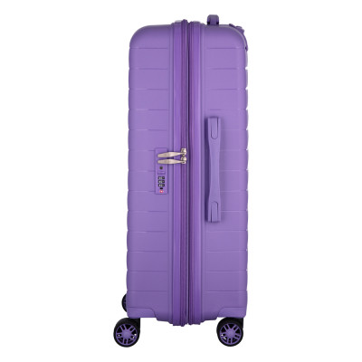 Валіза 2E, Aero, поліпропілен, середня, 63/78 л, TSA, 4 колеса, EXP, лавандовий Валіза 2E, Aero, поліпропілен, середня, 63/78 л, TSA, 4 колеса, EXP, лавандовий