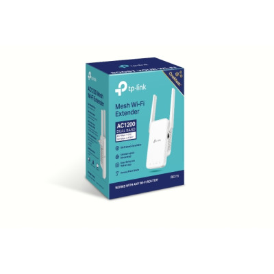 Розширювач покриття WiFi TP-LINK RE315 AC1200, 1хFE LAN, MESH