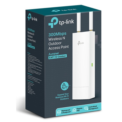 Точка доступу TP-LINK EAP110 OUTDOOR N300, 1хFE LAN, Passive PoE