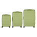 Набір валіз 2E, Aero, поліпропілен, (L+M+S), TSA, 4 колеса, EXP, оливково-зелений Набір валіз 2E, Aero, поліпропілен, (L+M+S), TSA, 4 колеса, EXP, оливково-зелений