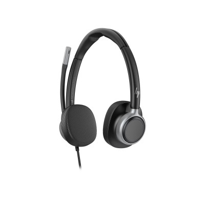 Гарнітура комп'ютерна стерео On-ear HP Poly Mission 625, USB-A, USB-C, 2 x Uni-mic, AI noise reduction, Teams, Zoom, Google Meet, чорний
