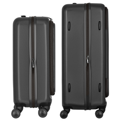 Набір валіз Wenger Skyon Hardside, полікарбонат, (S+L), TSA, 4 колеса, розширення, сірий