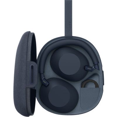 Навушники Over-ear Sony WH-1000XM6 BT 5.3, ANC, Hi-Res, AAC, LDAC, LC3, Wireless, Mic, Синій