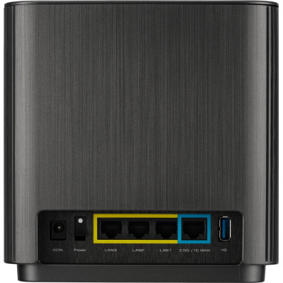 Система WiFi-Mesh ASUS ZenWiFi XT9 AX7800, 3xGE LAN, 1x2.5GE WAN, 1xUSB 3.2, 2 мод, чорний