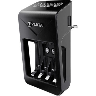 Зарядний пристрій Varta Lcd Plug Charger 4хNI MH AA2600 мА•год Зарядний пристрій Varta Lcd Plug Charger 4хNI MH AA2600 мА•год