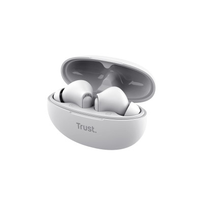 Навушники TWS Trust Yavi Earbuds BT 5.3, ENC, SBC, Mic, Білий Навушники TWS Trust Yavi Earbuds BT 5.3, ENC, SBC, Mic, Білий