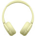 Навушники On-ear Sony WH-CH520 BT 5.2, SBC, AAC, Wireless, Mic, Жовтий