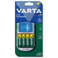 Зарядний пристрій Varta LCD Charger 4хNI MH AA2600 мА•год