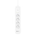 Удлинитель сетевой Belkin 2м, 4хТипF, 16А, USB-A/USB-C 18Вт, фильтр, белый