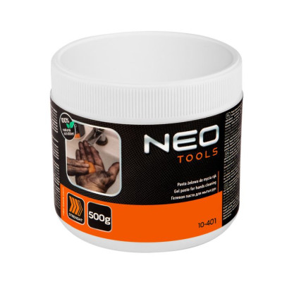 Гель-паста для миття рук Neo Tools, 500г, абразивна, нейтральний рН, помаренчевий колір