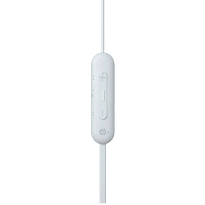 Навушники In-ear Sony WI-C100 BT 5.0, IPX4, SBC, AAC, Wireless, Mic, Білий