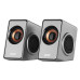 Акустична система 2E PCS204, 2.0, USB, Silver