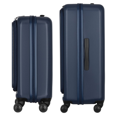 Набір валіз Wenger Skyon Hardside, полікарбонат, (S+L), TSA, 4 колеса, розширення, темно-синій Набір валіз Wenger Skyon Hardside, полікарбонат, (S+L), TSA, 4 колеса, розширення, темно-синій