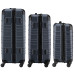 Набір валіз Wenger, Amplar 3 в 1, (S,M,L), пластик, 4 колеса, синій Набір валіз Wenger, Amplar 3 в 1, (S,M,L), пластик, 4 колеса, синій