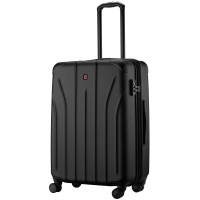 Валіза Wenger, Oryson, середня, пластик, 4 колеса, чорна