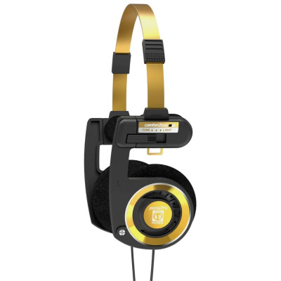 Навушники On-Ear Koss Porta Pro Classic, 3.5 mini-jack, 1.2м, Чорний Золото
