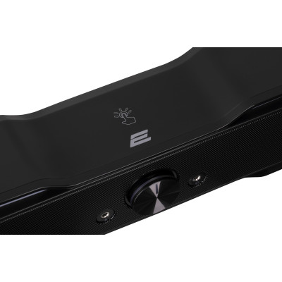 Акустична система (саундбар) 2E PCS101 RGB, 2.0, USB, Black Акустична система (саундбар) 2E PCS101 RGB, 2.0, USB, Black